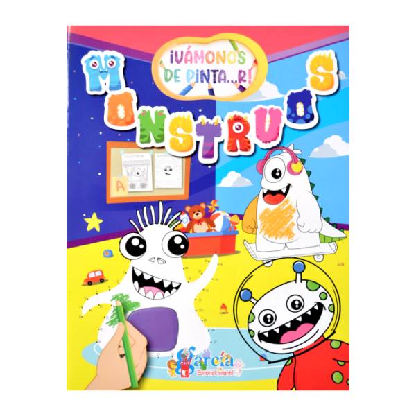 LIBRO ILUMINAR VAMONOS DE PINTA...R 1235 EDITORIAL GARCIA MNK