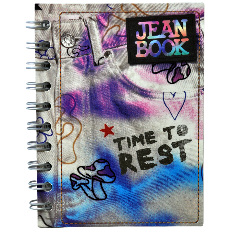 CUADERNO POCKET DOBLE ARGOLLA JEAN BOOK 80 HJ RAYA NORMA