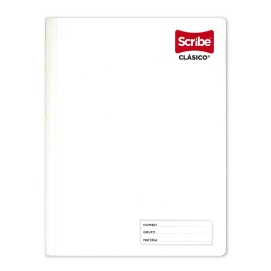 CUADERNO COSIDO COLEGIAL CLASICO 100 HJ C5 SCRIBE MNK