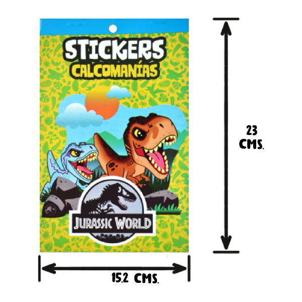 BLOCK CALCOMANIA JURASSIC WORLD INFANTIL GRANMARK MNK