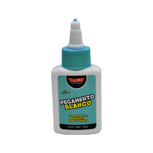 PEGAMENTO BLANCO ESCOLAR 60 GR BACO MNK