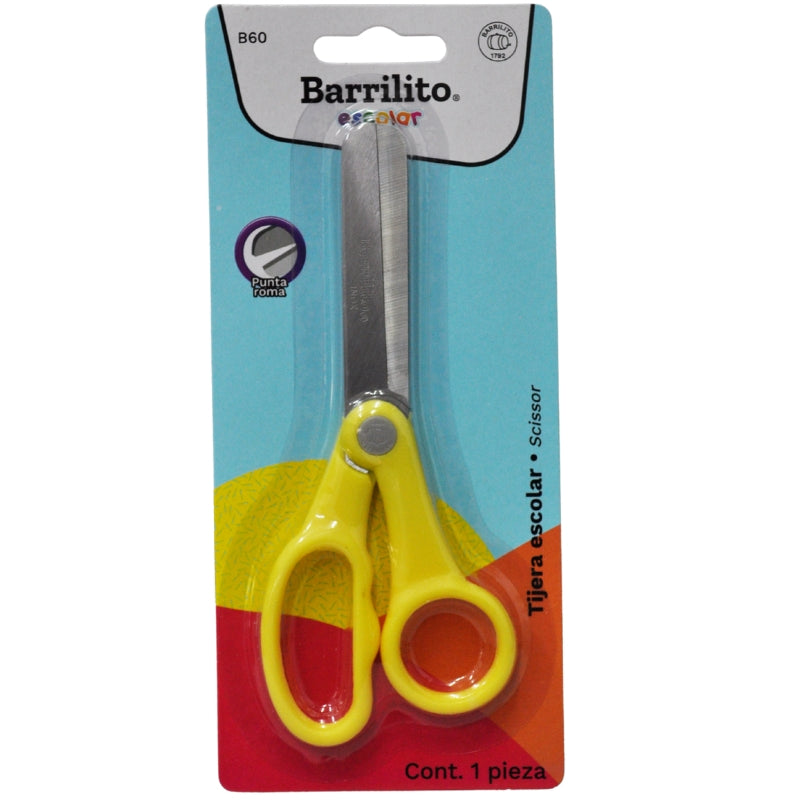 TIJERA ESCOLAR B60 GOBA BARRILITO MNK
