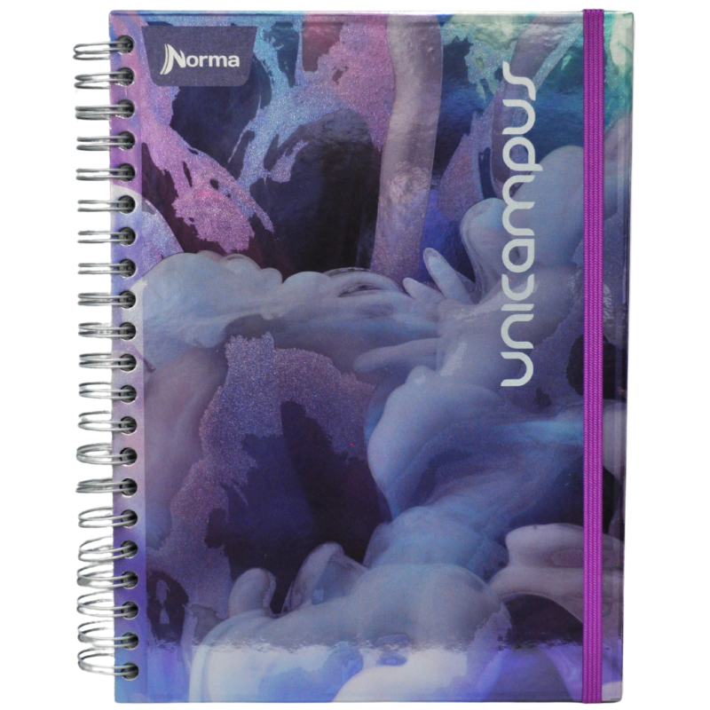 CUADERNO PROFESIONAL DOBLE ARGOLLA UNICAMPUS METALICO 160 HJ RAYA NORMA MNK