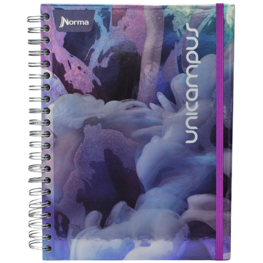 CUADERNO PROFESIONAL DOBLE ARGOLLA UNICAMPUS METALICO 160 HJ RAYA NORMA MNK
