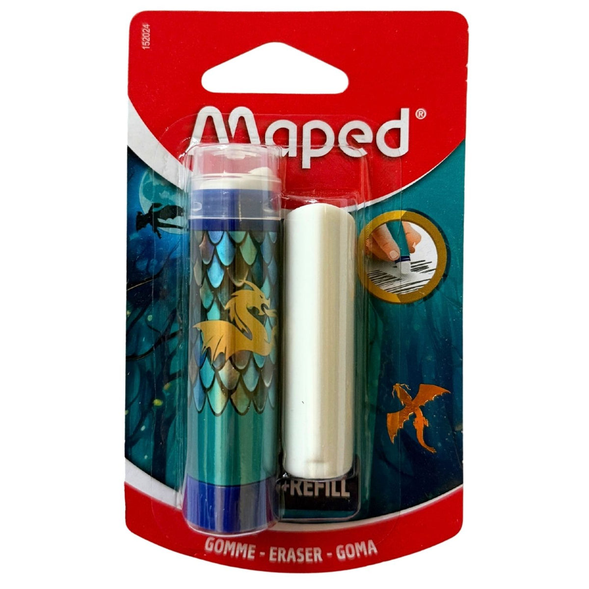 BORRADOR TUBO DRAGON CON REPUESTO MAPED MNK