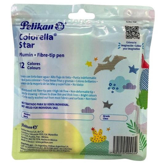MARCADOR COLORELLA STAR 12 PZ PELIKAN MNK