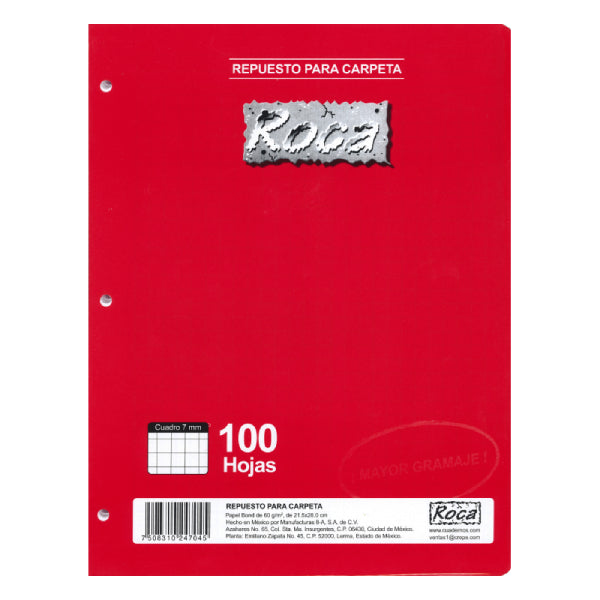 REPUESTO CARPETA 100 HJ C7 4704 MAN 8A MNK