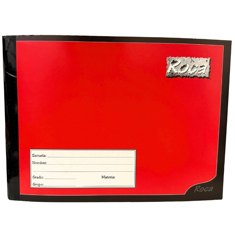 CUADERNO ITALIANO COSIDO ROCA 100 HJ DOBLE RAYA 3202 MAN 8A MNK