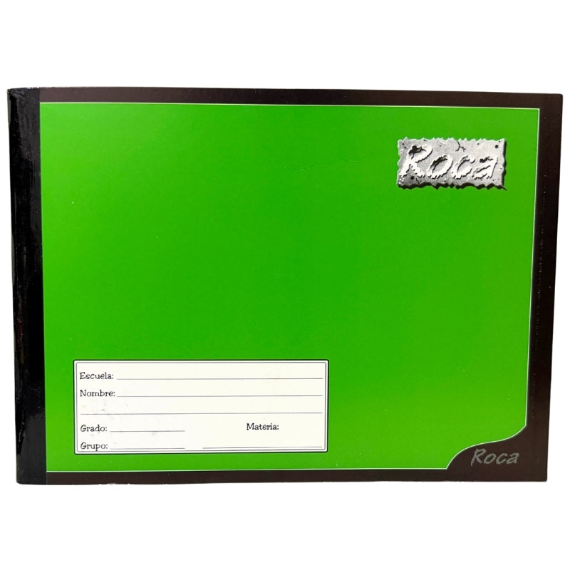 CUADERNO ITALIANO COSIDO ROCA 100 HJ DOBLE RAYA 3202 MAN 8A MNK