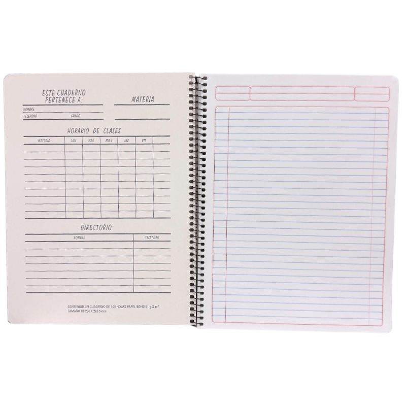 CUADERNO PROFESIONAL ESPIRAL ROKITA 100 HJ RAYA 5100 MAN 8A MNK