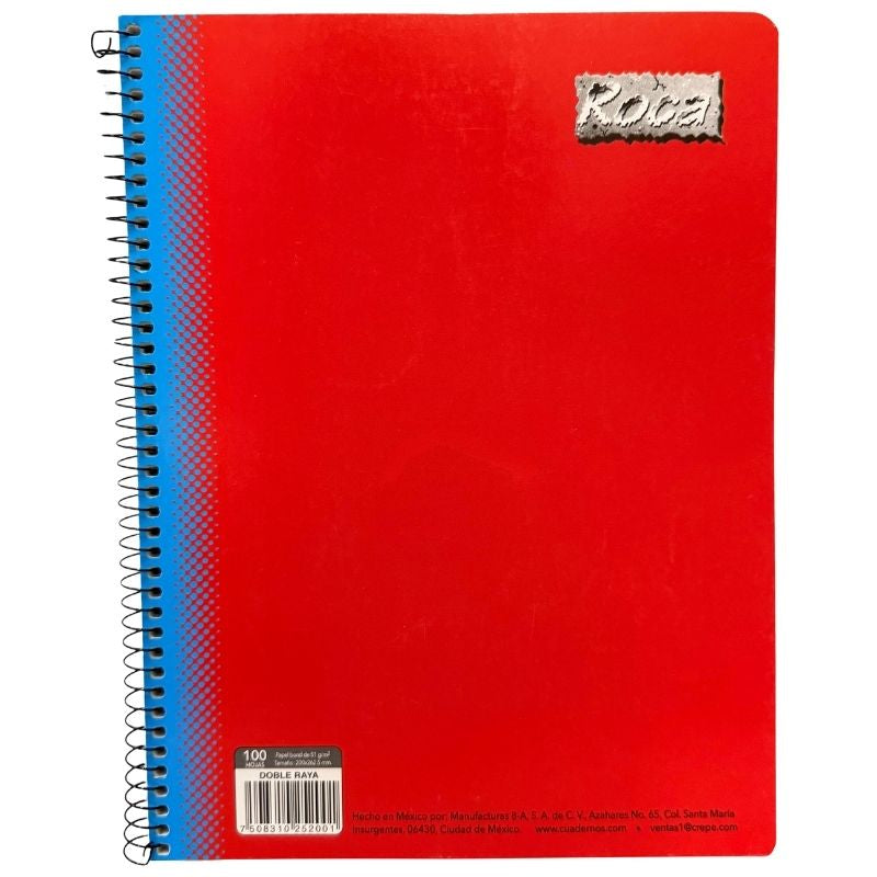 CUADERNO PROFESIONAL ESPIRAL ROKITA 100 HJ RAYA 5100 MAN 8A MNK