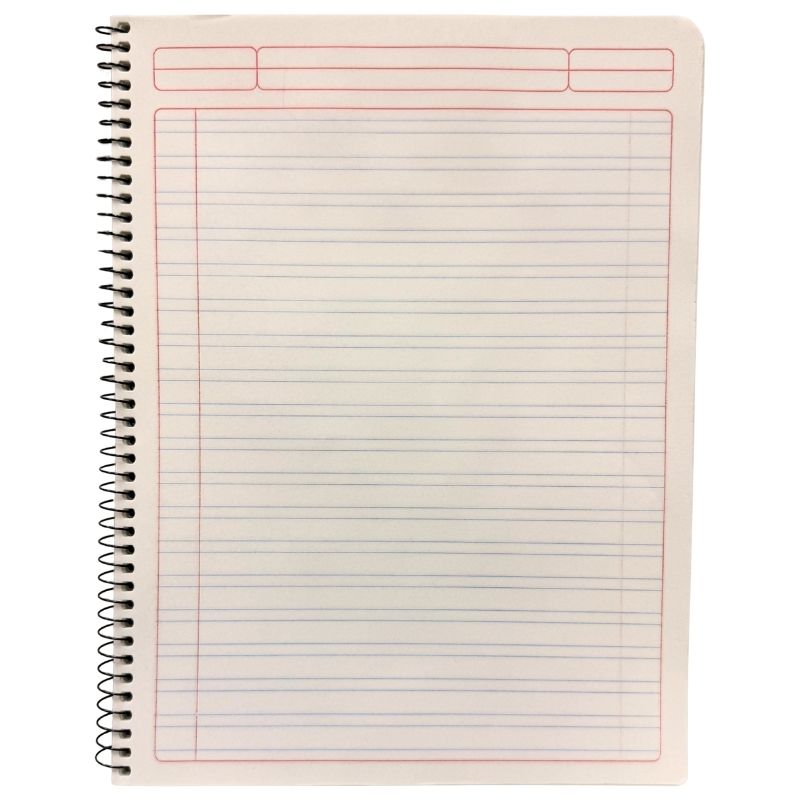 CUADERNO PROFESIONAL ESPIRAL ROKITA 100 HJ DOBLE RAYA 5200 MAN 8A MNK