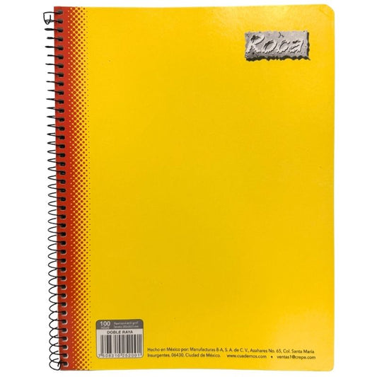 CUADERNO PROFESIONAL ESPIRAL ROKITA 100 HJ C7 MAN 8A MNK
