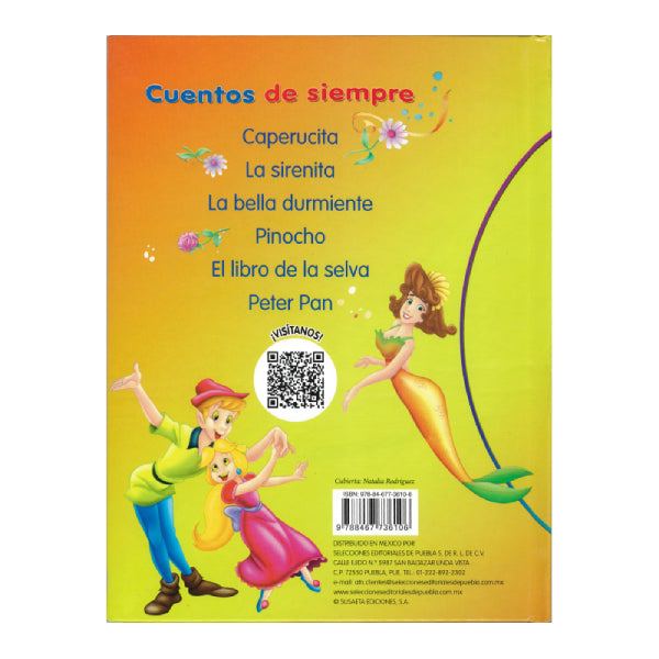 CUENTOS CLASICOS DE SIEMPRE PASTA DURA EDITORIAL PUEBLA MNK