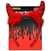 DIADEMA CUERNOS DIABLO LENTEJUELA HALLOWEEN 4 SEASONS