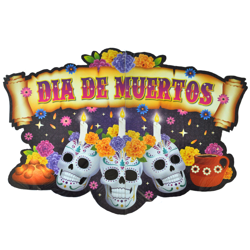 POSTER MEGA TRIO CALAVERA 95 X 63.5 3242-5 CM HALLOWEEN PADI