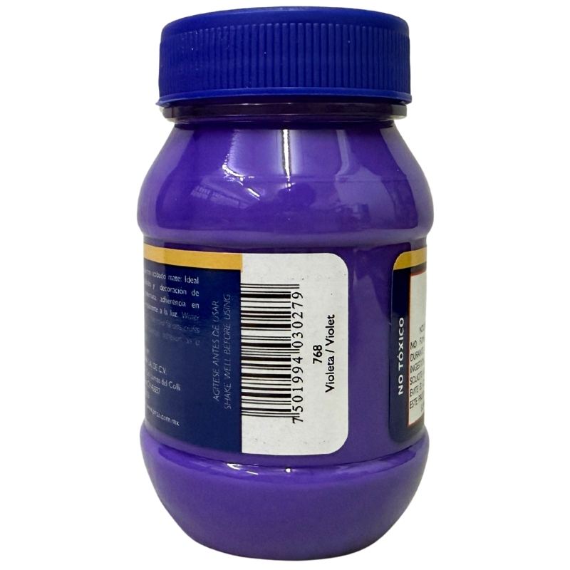 PINTURA ACRILICA 100 ML VIOLETA 768 PINTO DISTRUIDORA
