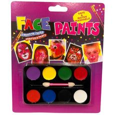 MAQUILLAJE  8 COLORES HALLOWEEN VM FIESTA