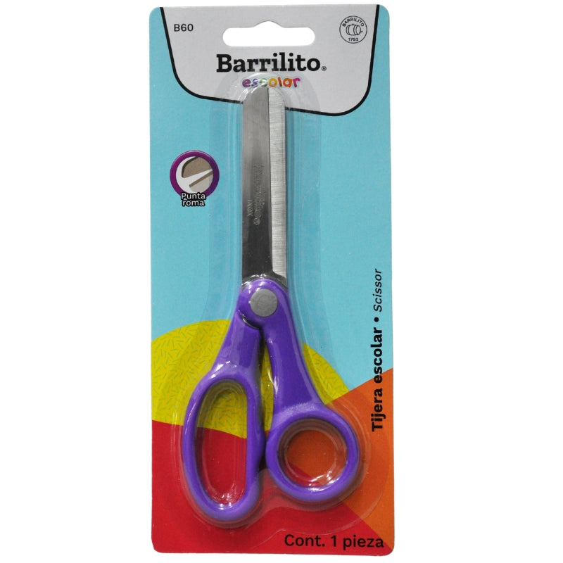 TIJERA ESCOLAR B60 GOBA BARRILITO MNK