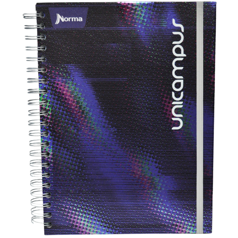 CUADERNO PROFESIONAL DOBLE ARGOLLA UNICAMPUS METALICO 160 HJ RAYA NORMA MNK