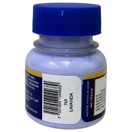 PINTURA ACRILICA 30 ML LAVANDA 769 PINTO DISTRIBUIDORA