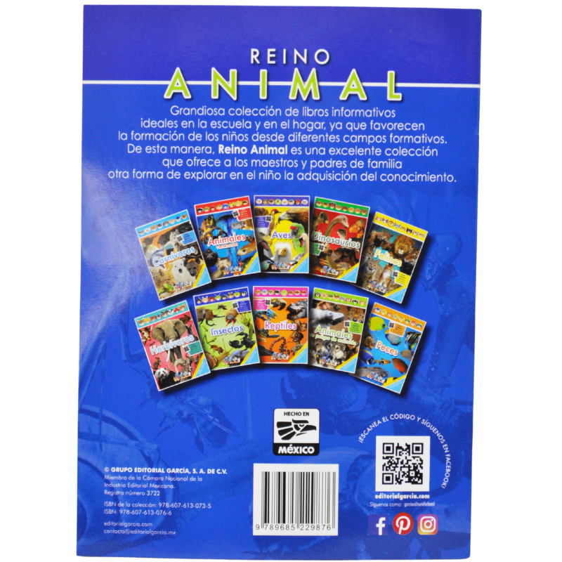 COLECCION EL REINO ANIMAL 501 EDITORIAL GARCIA MNK