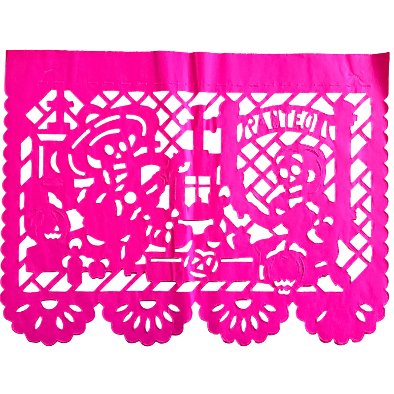 ADORNO PAPEL PICADO HALLOWEEN PLANNING