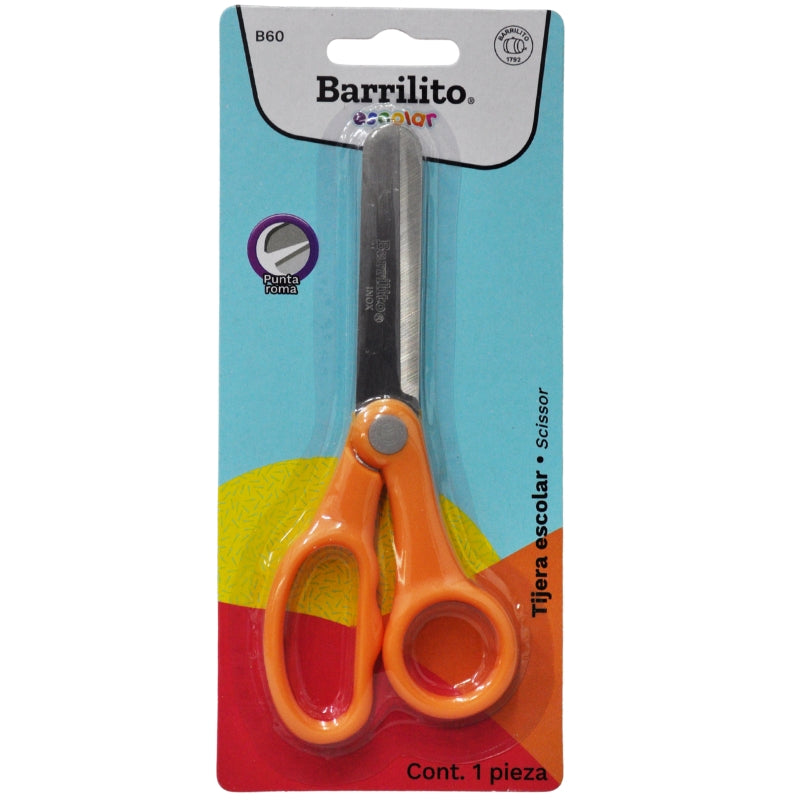 TIJERA ESCOLAR B60 GOBA BARRILITO MNK