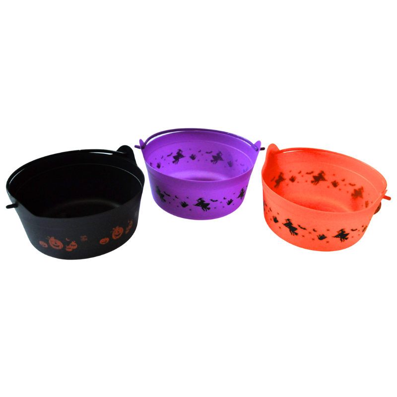 CANASTA PLASTICO DULCES HALLOWEEN 4 SEASONS