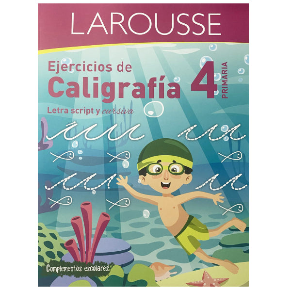 LIBRO EJERCICIOS CALIGRAFIA 4 LAROUSSE MNK