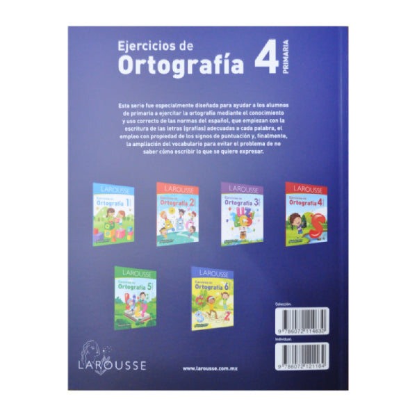 LIBRO EJERCICIOS ORTOGRAFIA 4 LAROUSSE MNK
