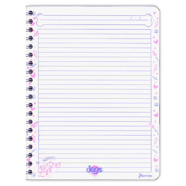 CUADERNO PROFESIONAL DOBLE ARGOLLA PETS 100 HJ RAYA NORMA MNK