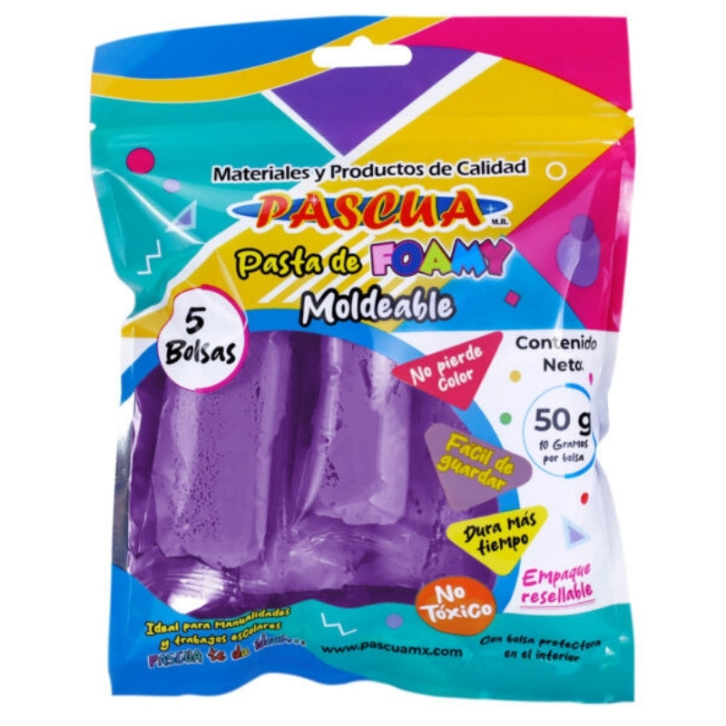 FOAMY MOLDEABLE 50 GM VIOLETA PASCUA