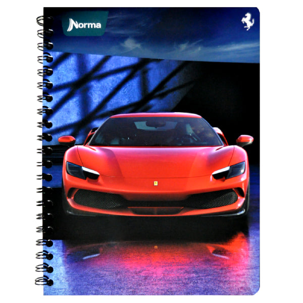CUADERNO PROFESIONAL DOBLE ARGOLLA FERRARI 100 HJ C7 NORMA MNK