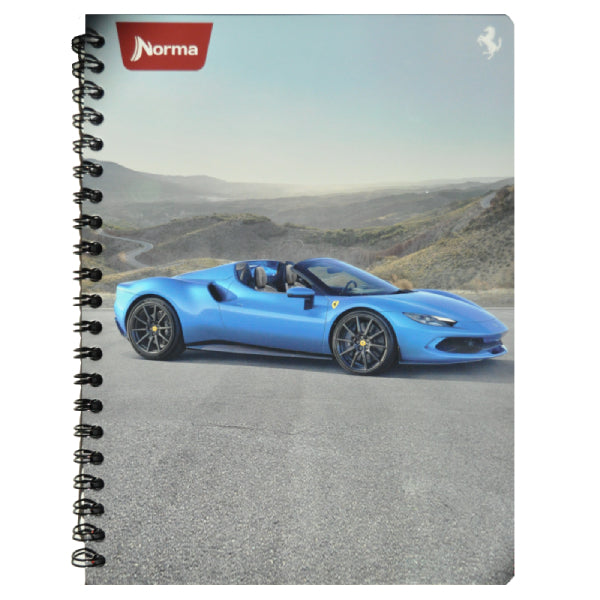 CUADERNO PROFESIONAL DOBLE ARGOLLA FERRARI 100 HJ C7 NORMA MNK