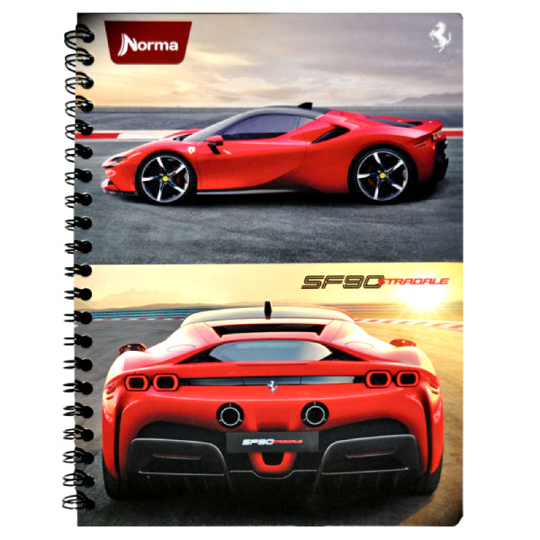 CUADERNO PROFESIONAL DOBLE ARGOLLA FERRARI 100 HJ C7 NORMA MNK