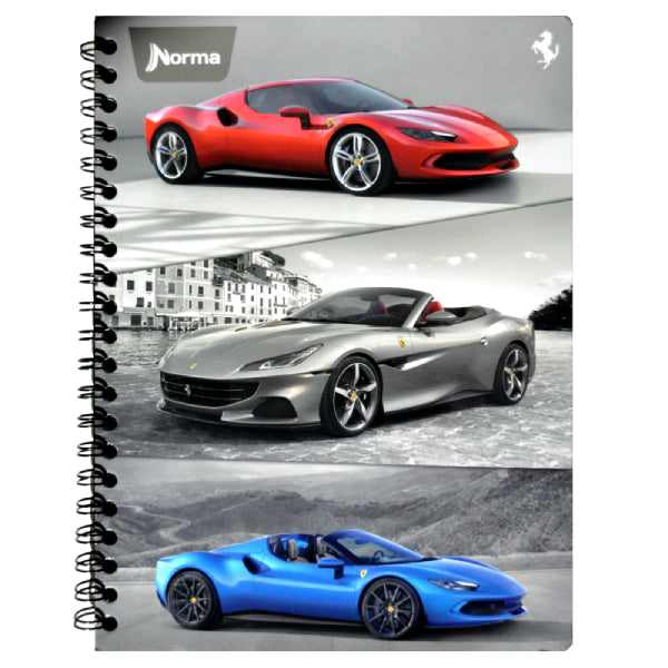 CUADERNO PROFESIONAL DOBLE ARGOLLA FERRARI 100 HJ C7 NORMA MNK