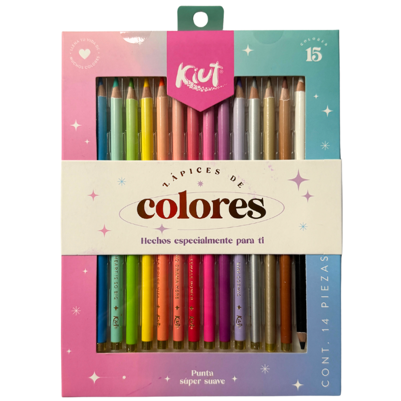 COLORES MADERA LARGOS KIUT 15 PZ NORMA MNK