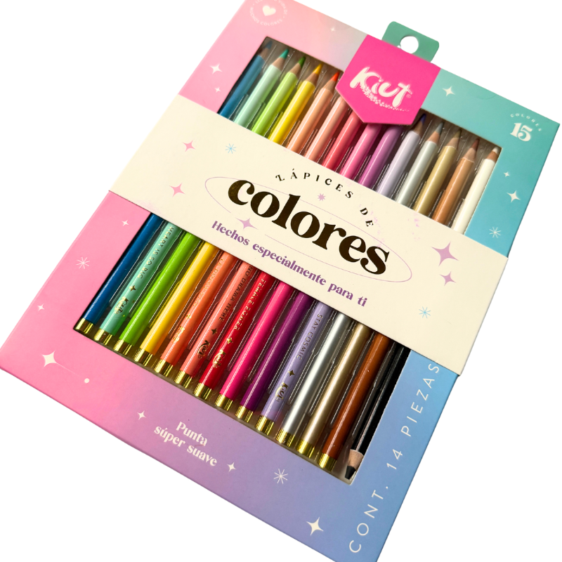 COLORES MADERA LARGOS KIUT 15 PZ NORMA MNK