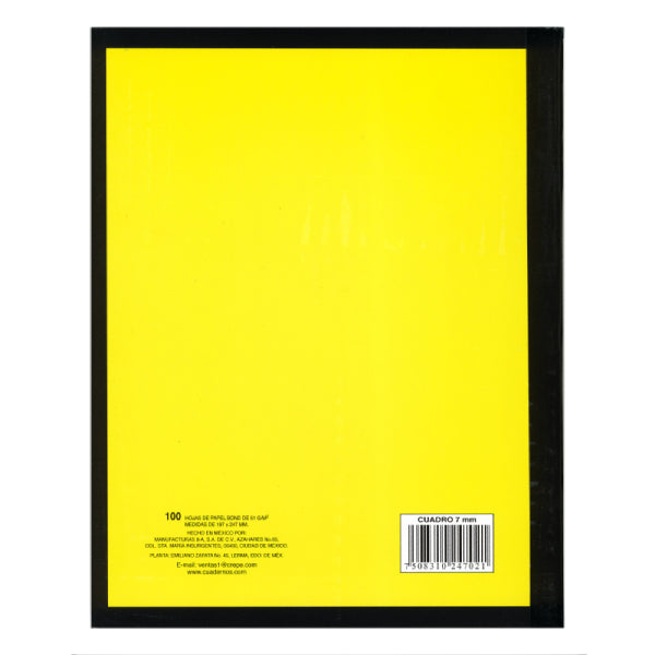 CUADERNO COLLEGE COSIDO ROCA 100 HJ C7 MAN 8A MNK