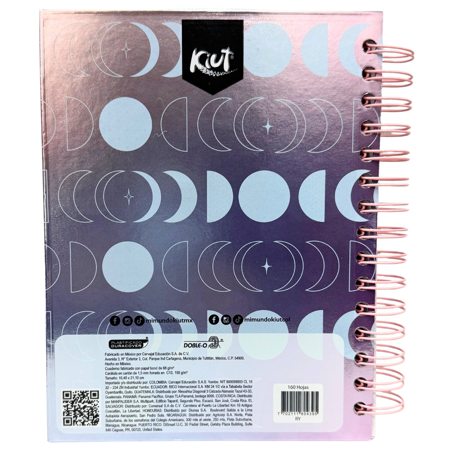 CUADERNO DURA BOOK KIUT 160 HJ RAYA NORMA MNK