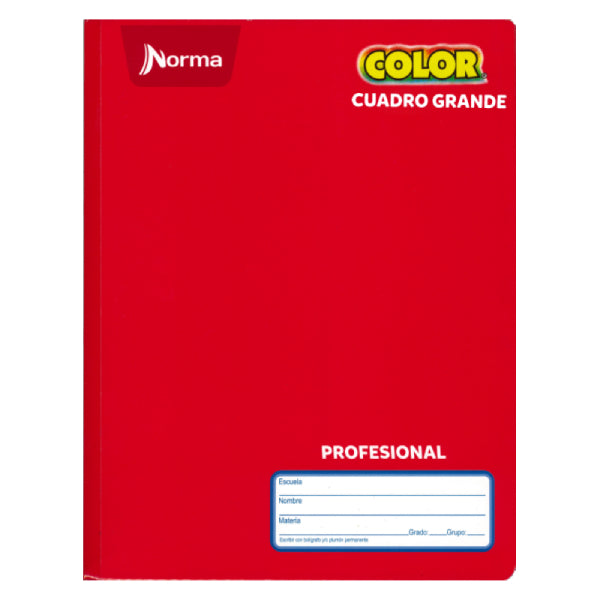 CUADERNO PROFESIONAL COSIDO COLOR 360 100 HJ C7 NORMA MNK