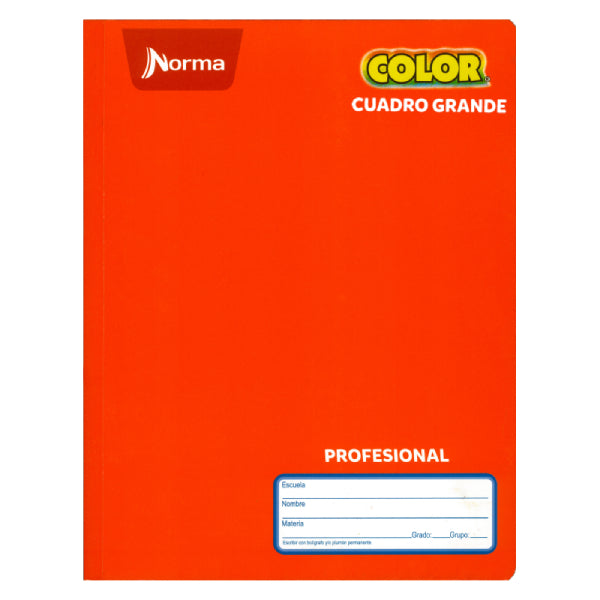 CUADERNO PROFESIONAL COSIDO COLOR 360 100 HJ C7 NORMA MNK