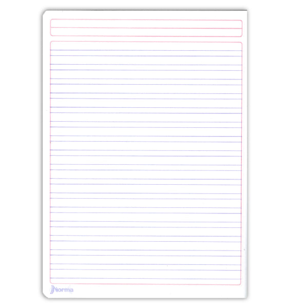 CUADERNO PROFESIONAL COSIDO COLOR 360 100 HJ DOBLE RAYA NORMA MNK