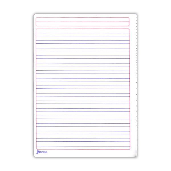 CUADERNO COLLEGE COSIDO COLOR 360 100 HJ DOBLE RAYA NORMA MNK