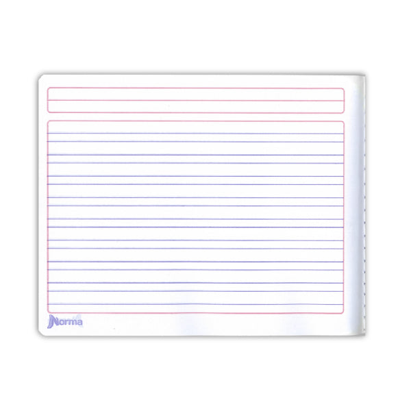 CUADERNO ITALIANO COSIDO COLOR 360 100 HJ DOBLE RAYA NORMA MNK