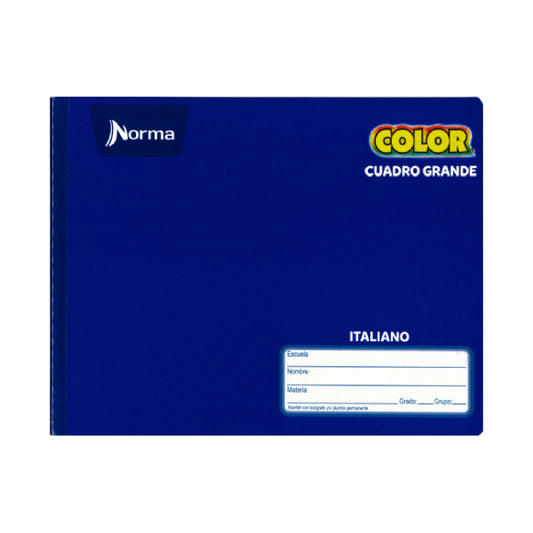 CUADERNO ITALIANO COSIDO COLOR 360 100 HJ C7 NORMA MNK