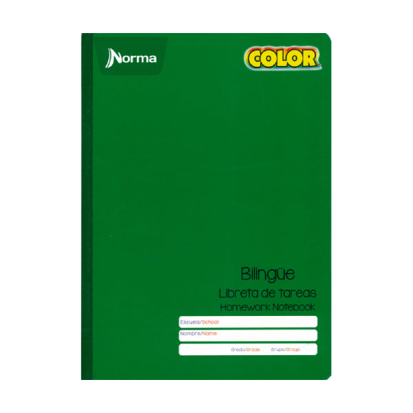 LIBRETA TAREAS COLLEGE COSIDO COLOR 360 48 HJ NORMA MNK