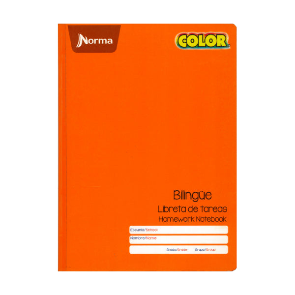 LIBRETA TAREAS COLLEGE COSIDO COLOR 360 48 HJ NORMA MNK