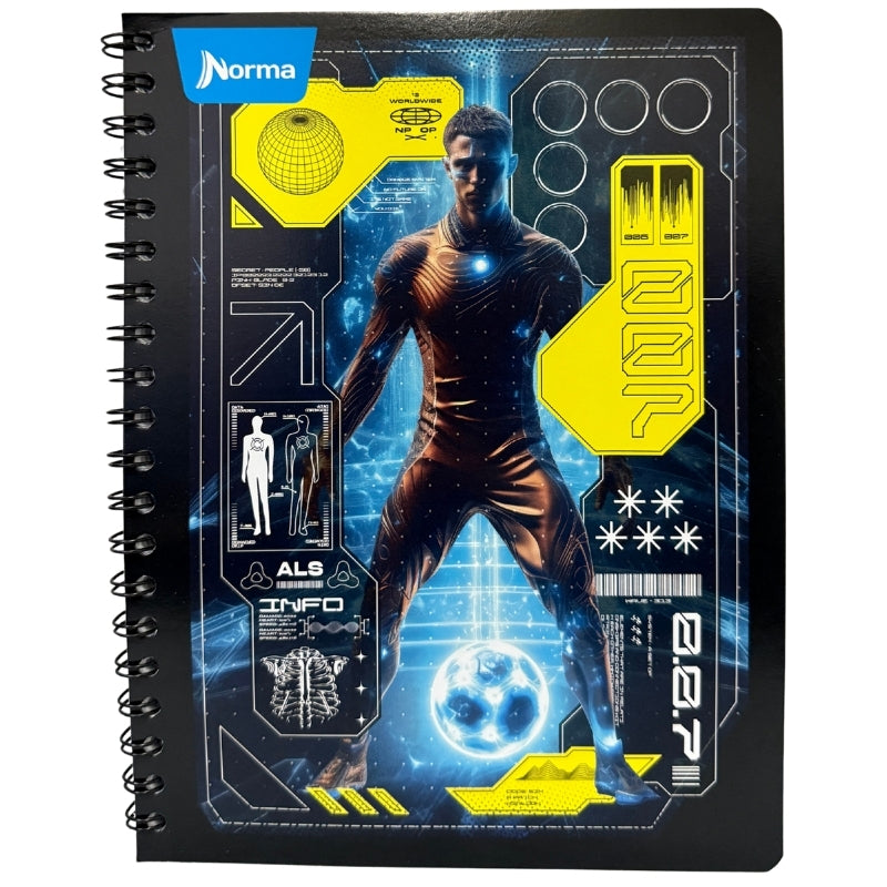 CUADERNO PROFESIONAL DOBLE ARGOLLA BASIC 100 HJ RAYA NORMA MNK